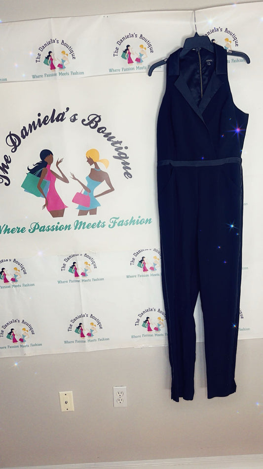 Black Sleeveless Jumpsuit