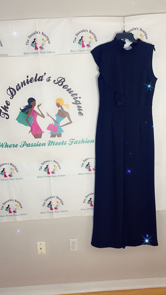 Black Sleeveless Jumpsuit