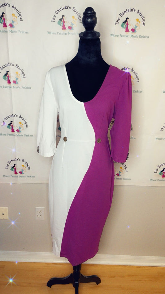 Two tone dress